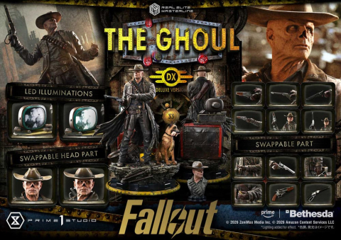 Fallout (TV Series) Real Elite Masterline Series Statue 1/4 The Ghoul DX Bonus Version 64 cm [8]