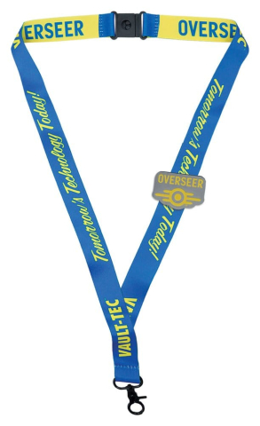 Fashion & Accessories - Fallout Vault-Tec Overseer Lanyard & Pin Badge Set