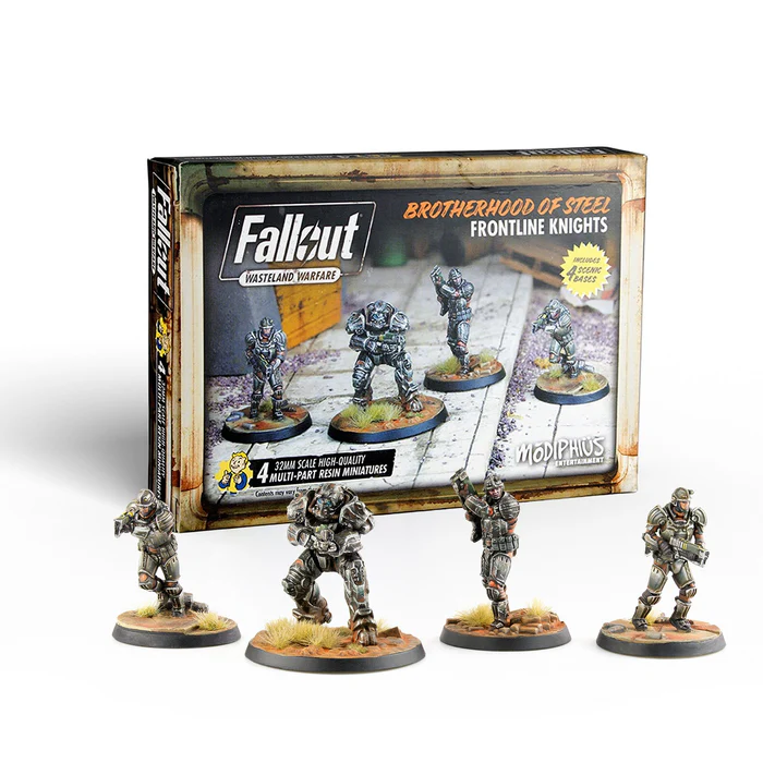 Board Games - Fallout Wasteland Warfare Brotherhood of Steel Frontline Knights