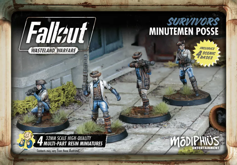 Extensii boardgames - Fallout: Wasteland Warfare – Survivors: Minutemen Posse