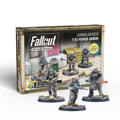 Board Games - Fallout Wasteland Warfare T-45 Power Armour