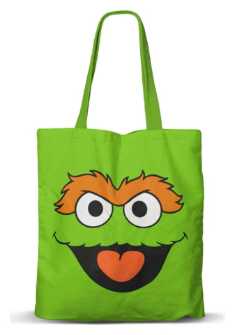 Fashion & Accessories - FAN Shopping Bag Oscar the Grouch Face