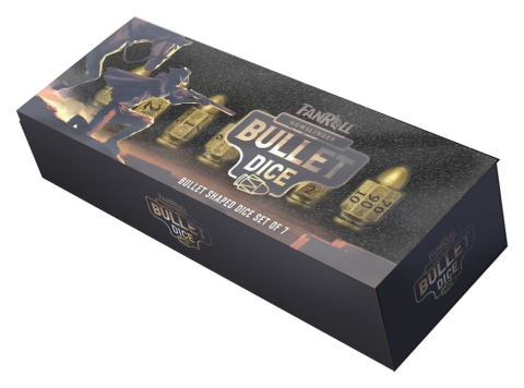 PRECOMENZI - FanRoll Resin Bullet Poly Dice Set Gunslinger (7)