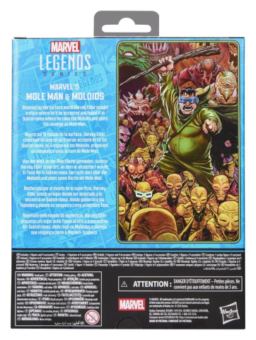 Jucarii - Fantastic Four Marvel Legends Action Figure 3-Pack Marvel's Mole Man & Moloids 15 cm