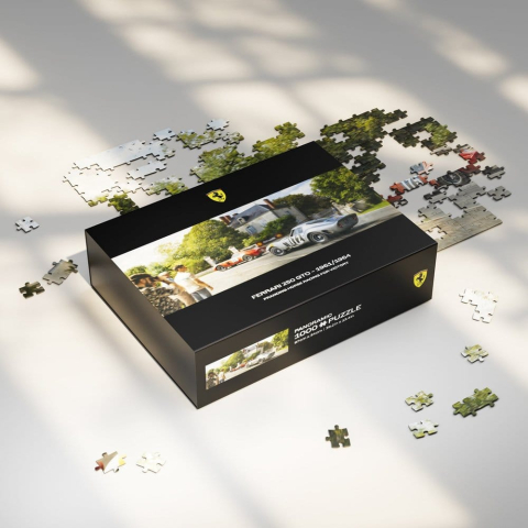 Casa si Cadouri - Ferrari 250GTO Premium Puzzle Prancing Horse Racing For Victory (1000 pieces) 97 x 34 cm