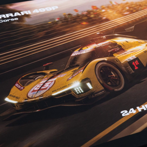 Ferrari AF Corse Puzzle 499P 24 Heures du Mans 2025 Winner (1000 Pieces) 48 x 68 cm [1]