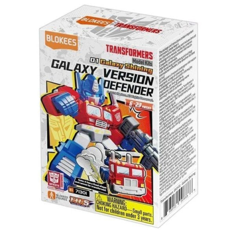 Figurine - Figurina Construibila Blokees Transformers Defender 01 Shattered Alliance Blind Box 5.5 cm