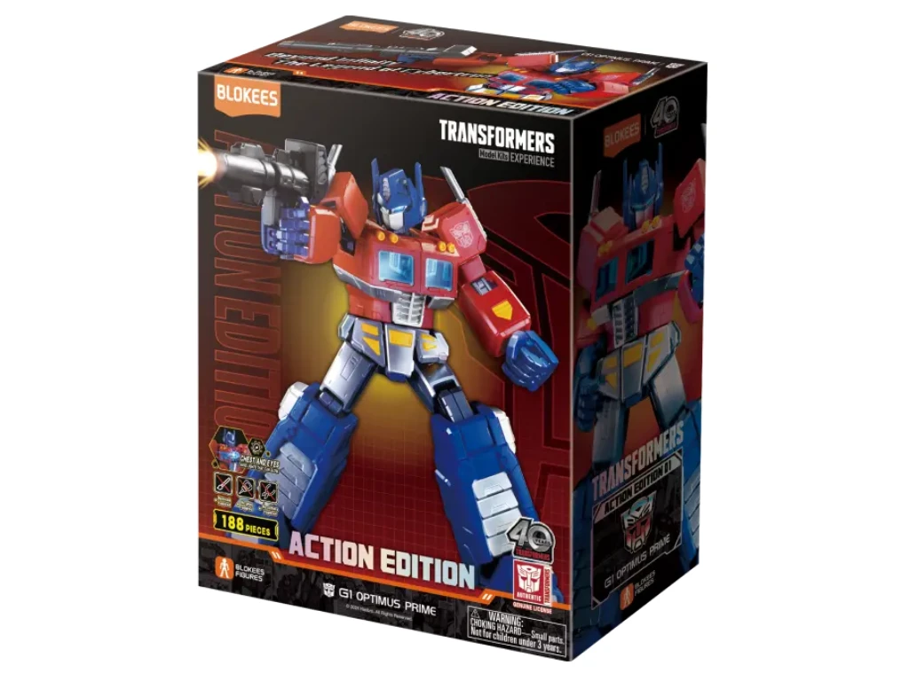 Figurine - Figurina Construibila Blokees Transformers G1 Optimus Prime 188 piese