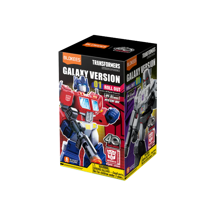Figurine - Figurina Construibila Blokees Transformers Galaxy Version 01 Roll Out Blind Box