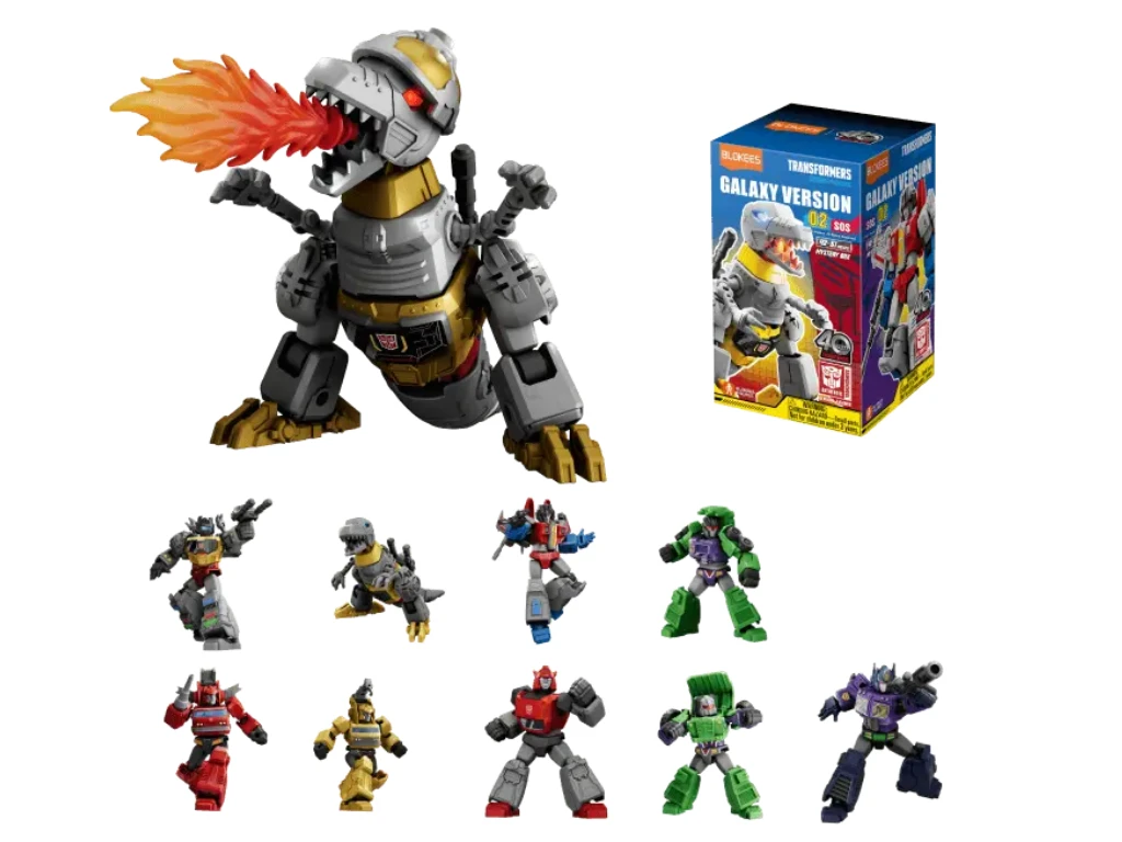 Figurine - Figurina Construibila Blokees Transformers Galaxy Version 02 SOS Blind Box