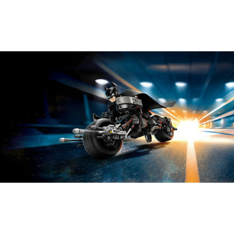 LEGO DC Batman Figurina de constructie Batman si motocicleta Bat-Pod 76273 [9]
