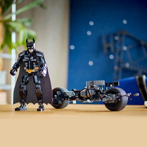 LEGO DC Batman Figurina de constructie Batman si motocicleta Bat-Pod 76273 [4]