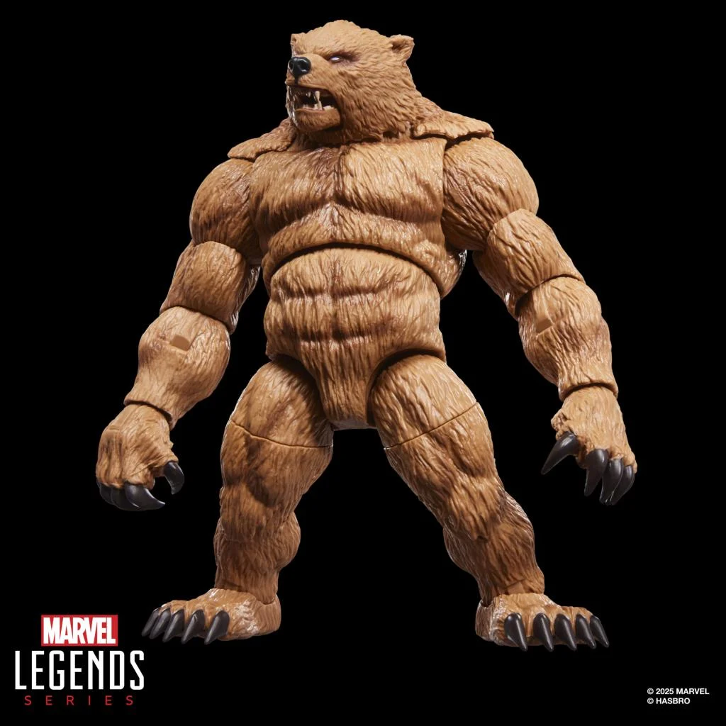 Figurine - Figurina Marvel Legends Marvel's Grizzly, Spider-Man, 15 cm