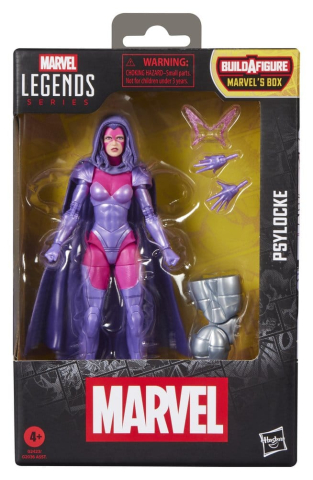 Figurine - Figurina Marvel Legends Psylocke X-Men 15 cm, BAF Marvel's Box
