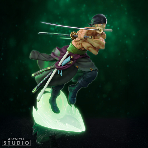 Figurina One Piece Roronoa Zoro Glow in the Dark, ABYstyle SFC, 18 cm [2]