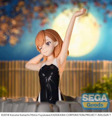 Figurina SEGA Mikoto Misaka Thermae Utopia 14 cm – A Certain Scientific Railgun T [3]