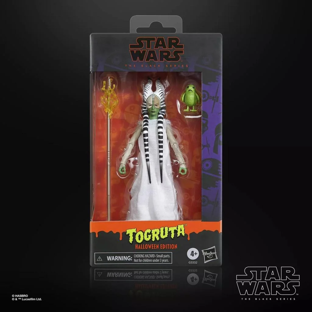Figurine - Figurina Star Wars Togruta Halloween, The Black Series, Hasbro, 15 cm