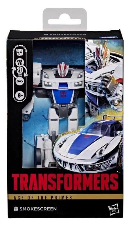 Figurine - Figurina Transformers Age of the Primes Smokescreen Deluxe Class 13 cm