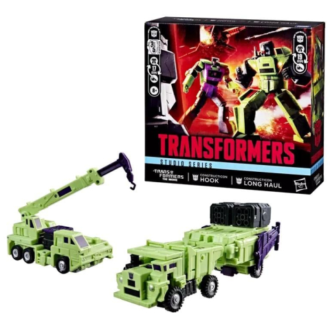 Transformers - Figurina Transformers – Constructicon Long Haul & Hook  16.5 cm