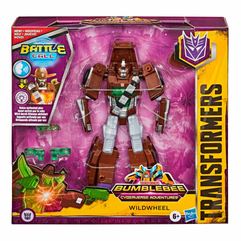 Transformers - Figurina Transformers Wildwheel – Cyberverse Battle Call Trooper 15cm