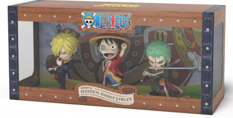 One Piece - Figurine One Piece Freeny's Hidden Dissectibles Luffy Zoro Sanji 10 cm