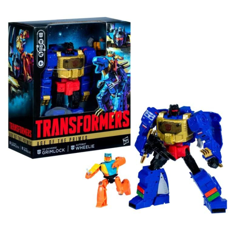 Transformers - Figurine Transformers Age of the Primes – G2 Universe Grimlock & Wheelie