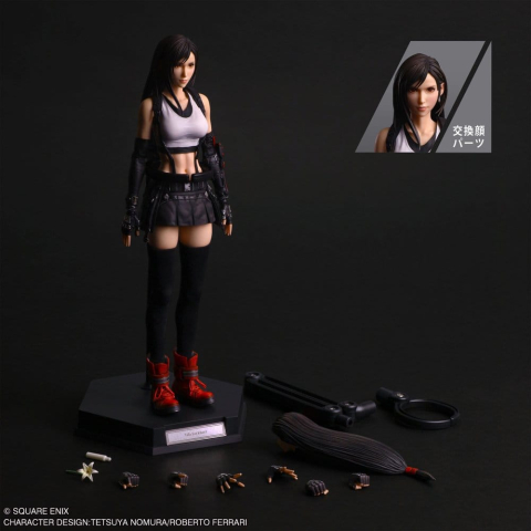 Jucarii - Final Fantasy VII Rebirth Play Arts Shin Action Figure Tifa Lockhart 25 cm