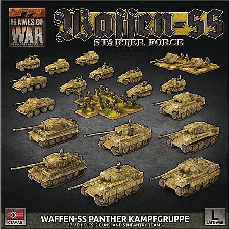 Accesorii pentru boardgames - Flames Of War - D-Day: Waffen SS Starter Force