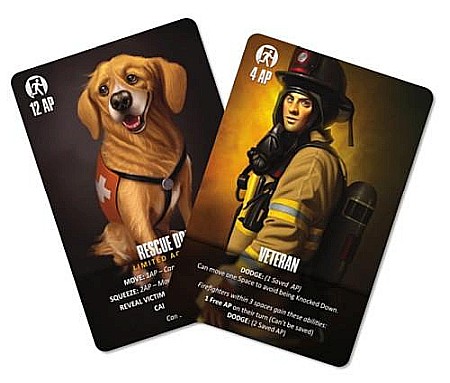 Board Games - Flash Point: Fire Rescue - The Veteran and Rescue Dog