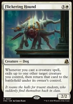Singles Trading Card Games - Flickering Hound Reality Fracture - Singles 7 FOILED