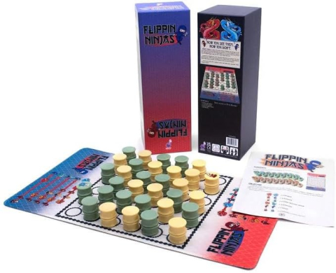 Flippin’ Ninjas Strategy Bluffing Board Game [1]