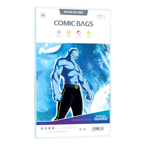 Comic Books (Benzi Desenate) - Ultimate Guard Comic Bags Standard 100 buc Regular Size Protectie Comics