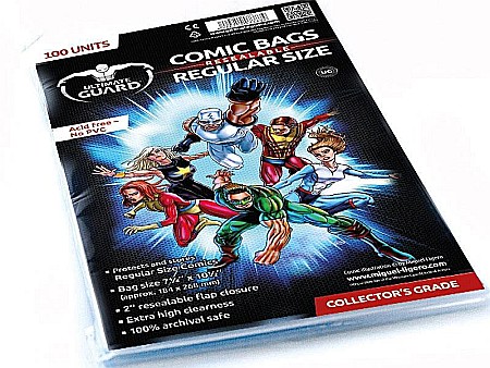 Accesorii Comic Books - Folii de protectie resigilabile pentru benzi desenate Regular Size 100 buc