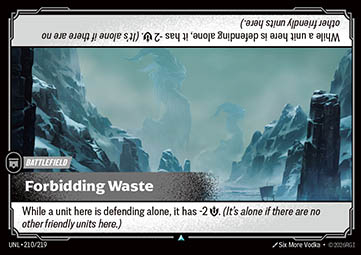 Singles Trading Card Games - Forbidding Waste Unleashed - Singles 210 FOILED
