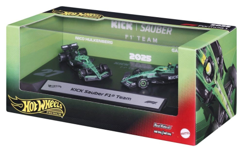 Formula 1 Hot Wheels Premium Die-Cast Vehicles 2-Pack 1/64 KICK Sauber Team [9]