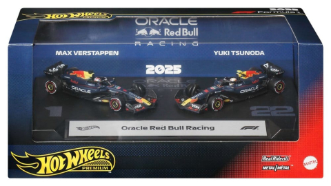 PRECOMENZI - Formula 1 Hot Wheels Premium Die-Cast Vehicles 2-Pack 1/64 Oracle Red Bull Racing