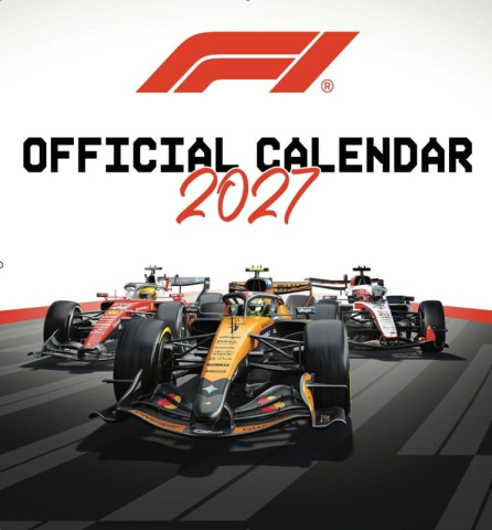 Casa si Cadouri - Formula 1 Official Calendar 2027 30 x 30 cm