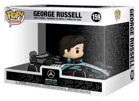 PRECOMENZI - Formula 1 POP! Rides Super Deluxe Vinyl Figure Mercedes Benz - George Russell 15 cm