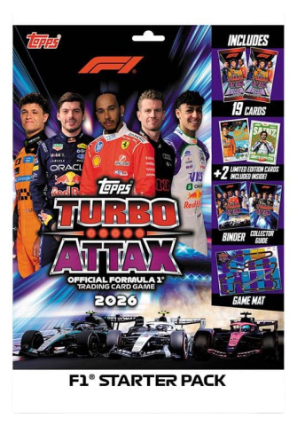 Trading Card Games - Formula 1 Turbo Attax 2026 Trading Cards Starter Set