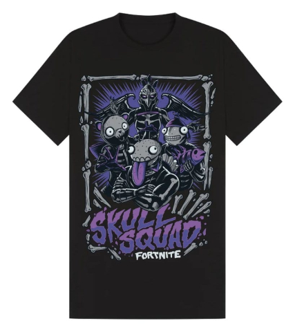 Fashion & Accessories - Fortnite T-Shirt Skull Squad Size S