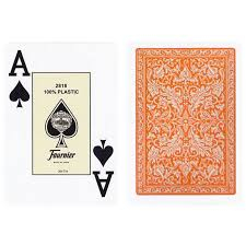 Board Games - Fournier – 2818 Casino Playing Cards 2 Jumbo Index (Green / Orange)