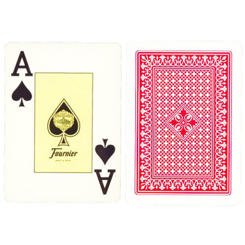 Fournier – 818 Poker Playing Cards Jumbo Index (Red / Blue) [3]