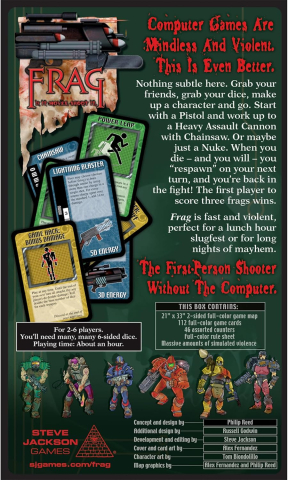Frag FPS Style Tabletop Party Game [1]