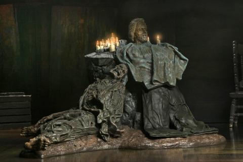 Friday the 13th: The Game Diorama Trenchcoat with Spikes Inferno Room Deluxe Set [1]