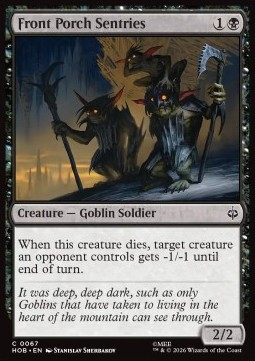 Magic: The Gathering Singles - Front Porch Sentries The Hobbit - Singles 67 FOILED