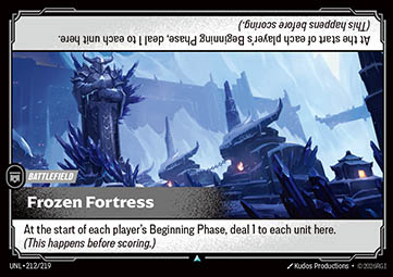 Singles Trading Card Games - Frozen Fortress Unleashed - Singles 212 FOILED