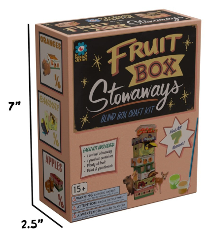 Jucarii - Fruit Box Stowaways DIY Craft Kit Blind Box Display (6)