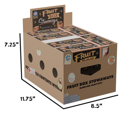 Fruit Box Stowaways DIY Craft Kit Blind Box Display (6) [1]
