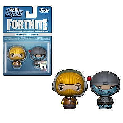 Figurine - Funko Pint Sized Heroes Fortnite - Raptor and Elite Agent