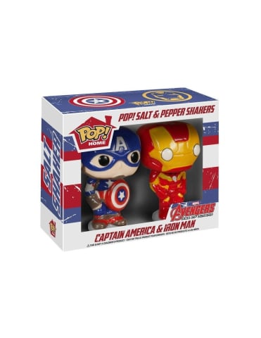 Geek Stuff - Funko Pop - Salt & Pepper Shakers Iron Man & Captain America
